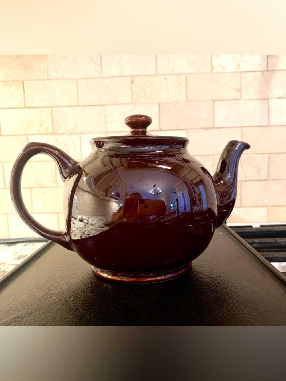 Rare Antique (1920s) English
Sadler Pottery Treacle Glazed Teapot